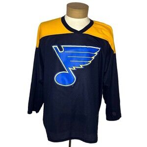 Vintage St. Louis Blues CCM Air Knit Hockey Jersey